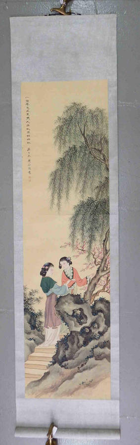 Japanese Woodlock print from 1960 - 135 x 34cm - as per photo