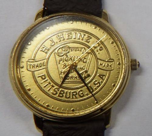HJ Heinz Ketchup watch - Pittsburg USA - working - as per photo