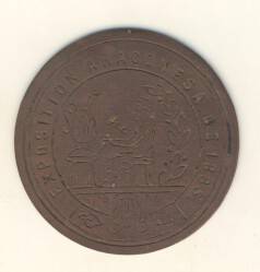 Exposition Araconesa De 1885 medallion - USA - as per scan