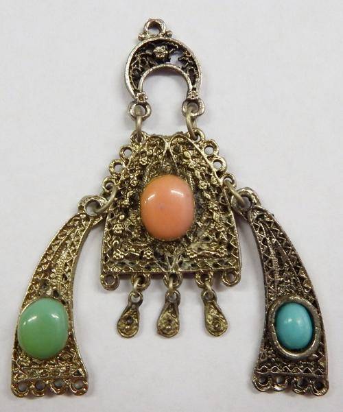 Indian Filigree pendant - as per photo