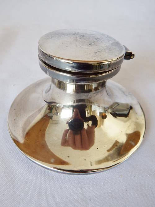 Silver plated inkwell ( no glass ) - as per photo