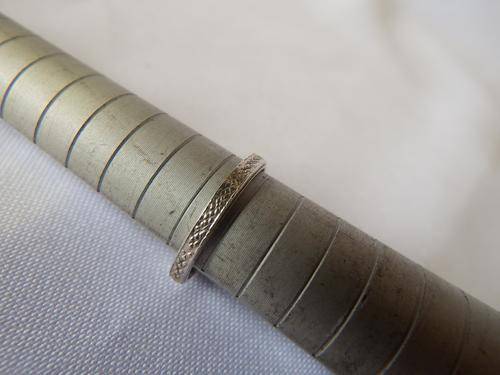 Silver ring - weighs 1,2 grams - as per photo