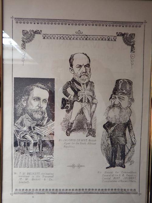 Well known persons from the ZAR 1891 character sketches
