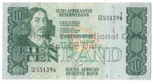 Lot of 8 old SA Banknotes - all different