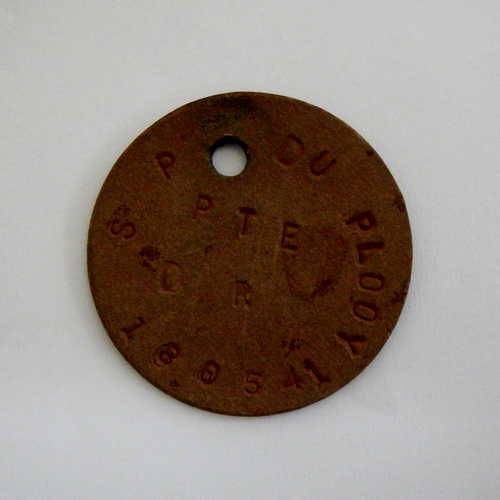 WW2 Dog tag to SP du Plooy
