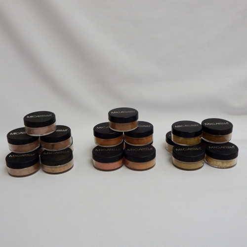 Lot of 20 Mica Bella cosmetics - Different colours - Bronzer, Mineral Foundation & Mineral Blush-New