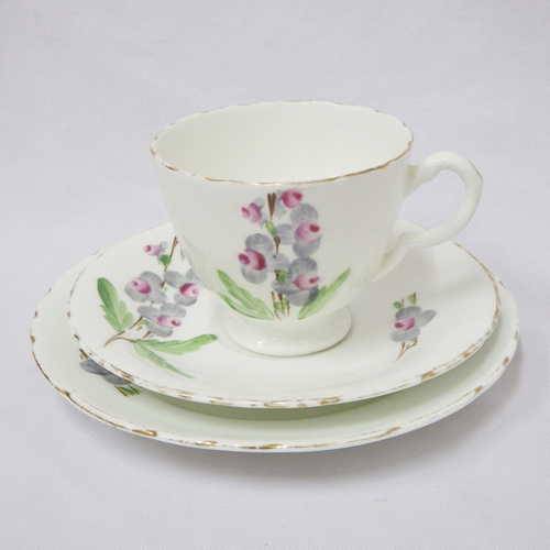 Delphine Bone China trio - Made in England