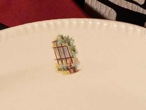Hand painted plate