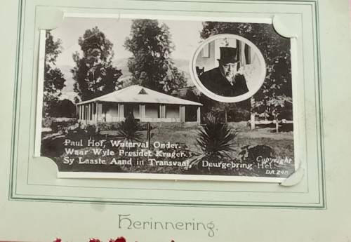 Paul Kruger Post Card - Autentic