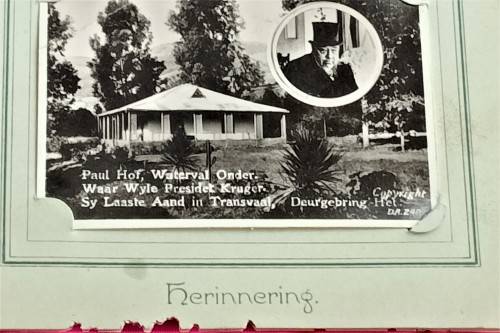 Paul Kruger Post Card - Autentic