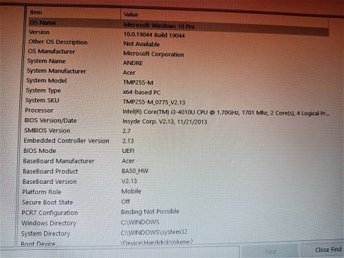 Laptop - Acer