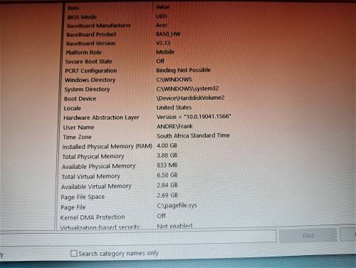 Laptop - Acer