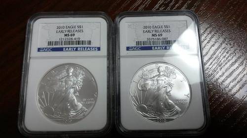 Silver 2010 MS69 Silver Eagle