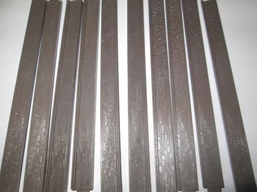 N GAUGE PECO PLATFORM EDGING X 10 PIECES