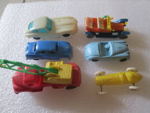 PLASTIC MODELS X 6 FROM 70'S