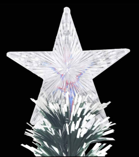 Christmas Tree Top LED Star White 15cm