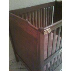 Wooden baby cot