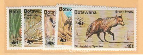 Botswana 1977 Deminishing Species Unmouhnted Mint