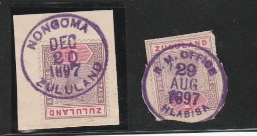 Zululand Postmarks Nongoma Hlabisa