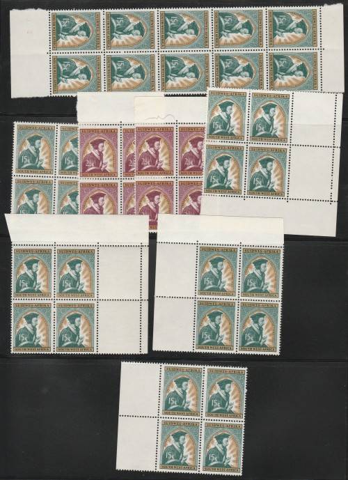 South West Africa 1964, Calvin Blocks Unmounted Mint