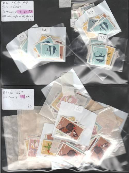 South Africa, Fish & Chips Definitives, Bulk Lot