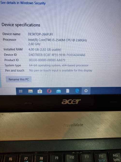 Acer Travelmate 6595