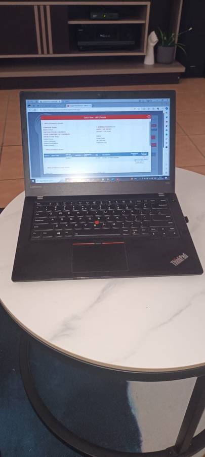 Lenovo ThinkPad T470 Intel i5, 7th Gen Laptop with 8GB Ram + 256GB SSD