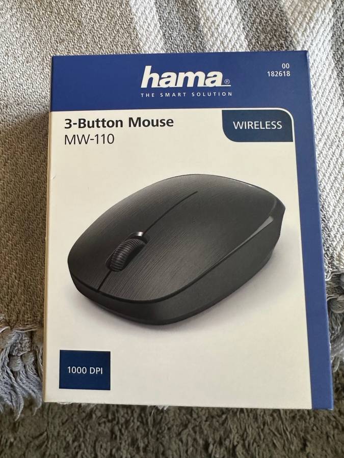Hama 3-button Wireless mouse (brand new)