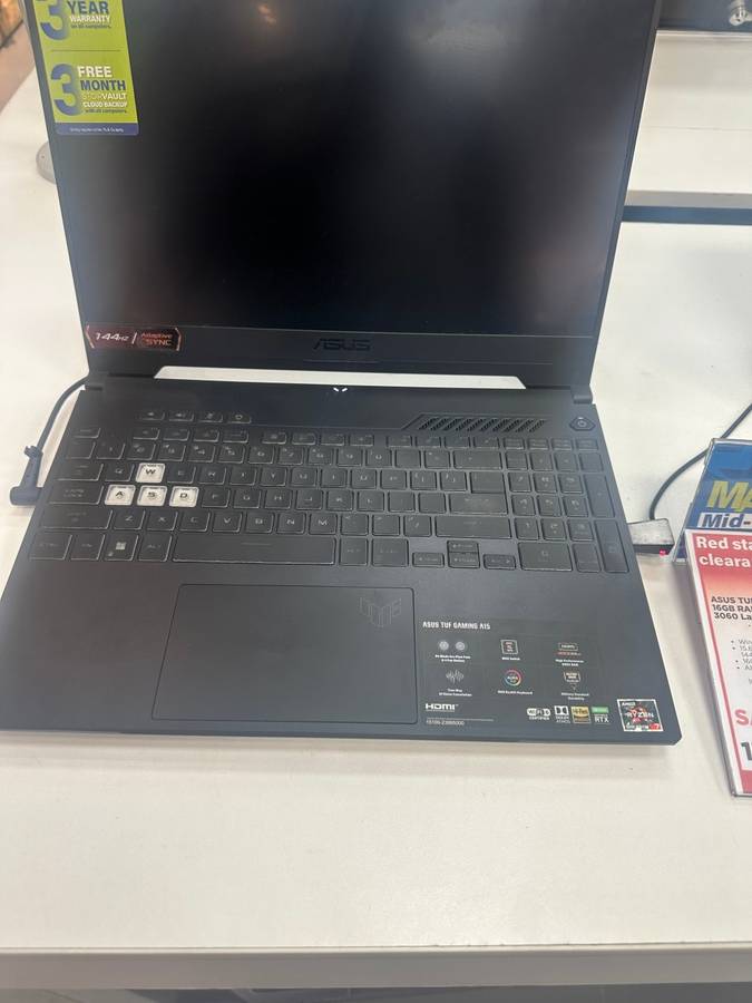 Asus TUF Amd Ryzen 7 Gaming Laptop