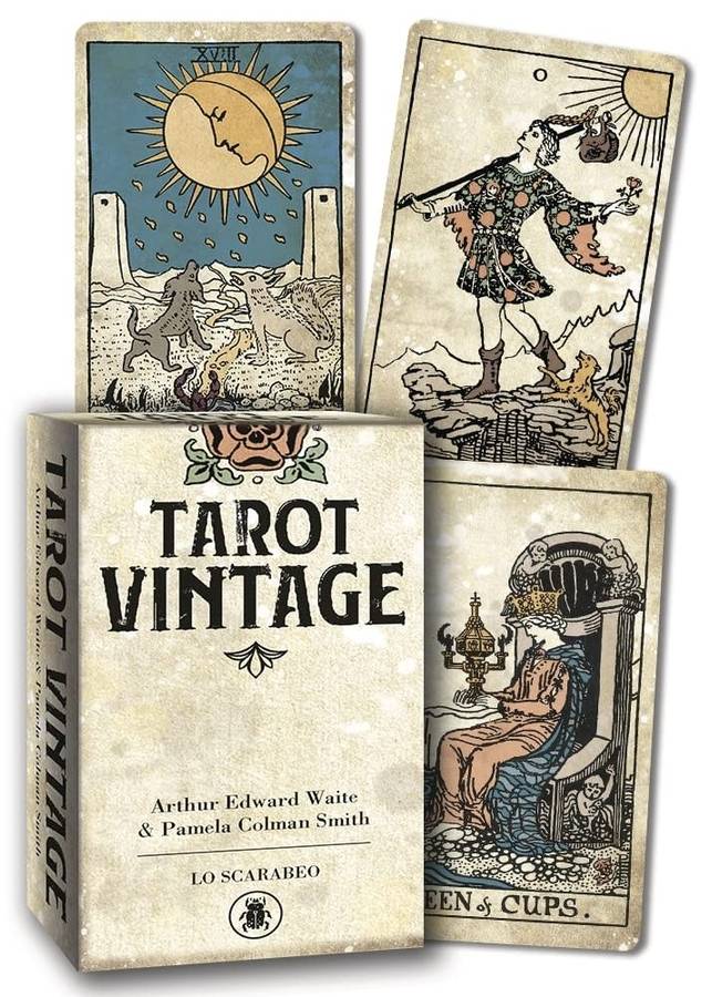 TAROT VINTAGE 78 LARGE CARDS DECK WITH GUIDEBOOK