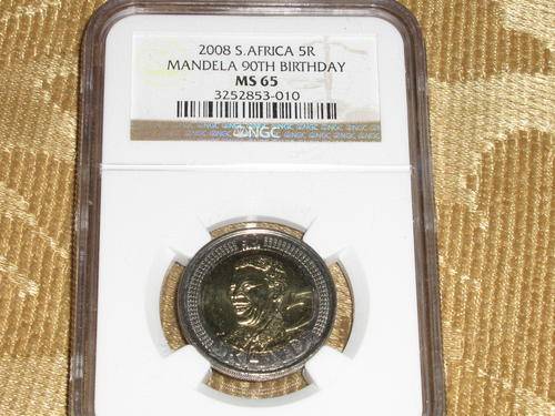 MS 65 MANDELA 90TH BIRTHDAY COIN@R1