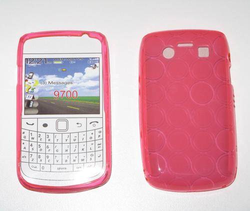 Blackberry Bold 9700 TPU Rubber Phone Cover/Skin - Pink