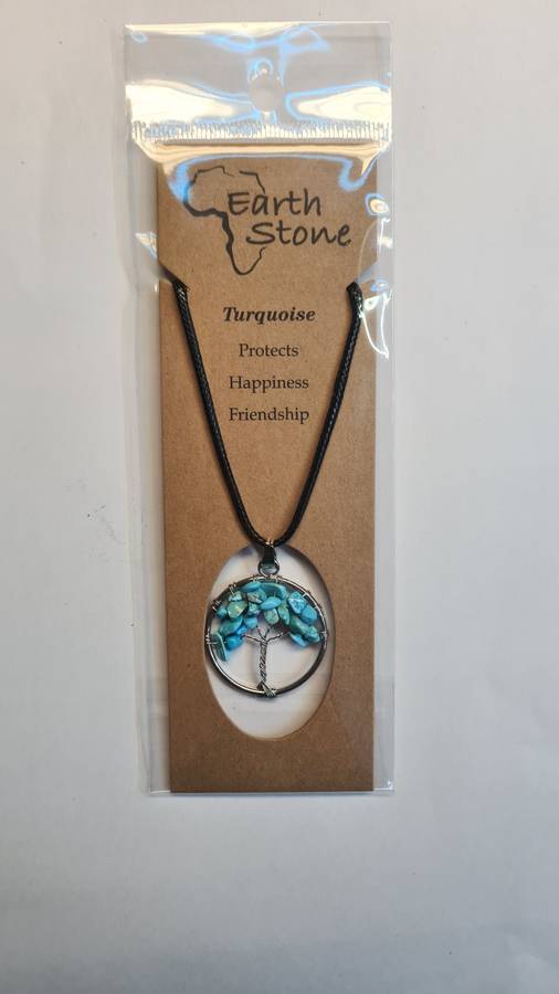 Necklace with pendant Earth Stone