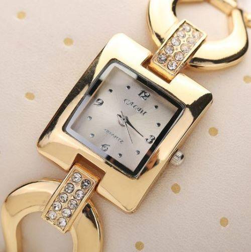 Elegant & Attractive Rose Gold With Austrian Crystal Ladies Bracelet Wrist Watch