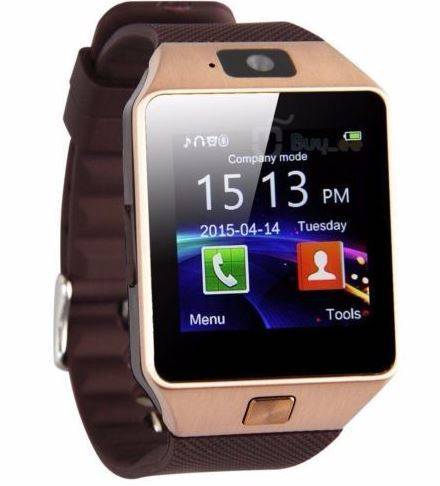 Local Stock DZ09 smart watch Brown and gold
