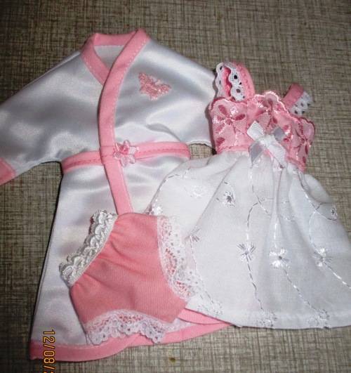 Barbie summer nightie with gown and panties.