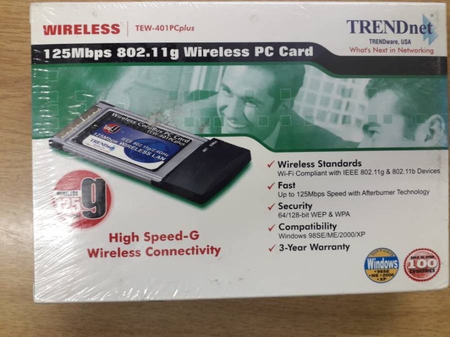 Trendnet Tew-401PCPlus 125Mbps Wireless PC Cards
