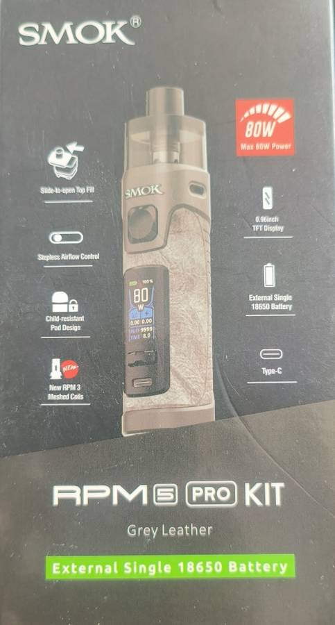 Smok RPM 5 Pro Kit - Grey Leather