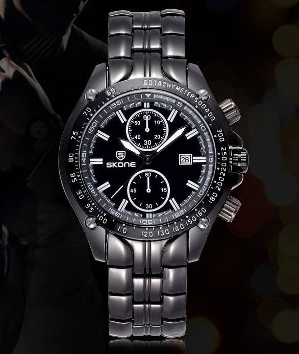 SKONE Quartz WATCH Watches Sports Mens Wristwatch