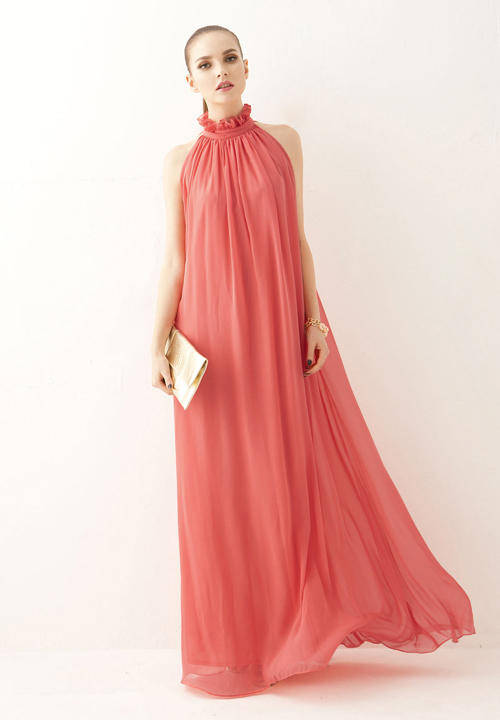 Womens Long Skirt Evening one-piece Dress