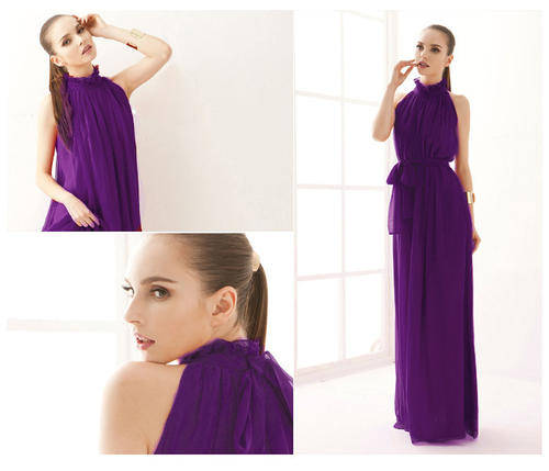 Womens Long Skirt Evening one-piece Dress