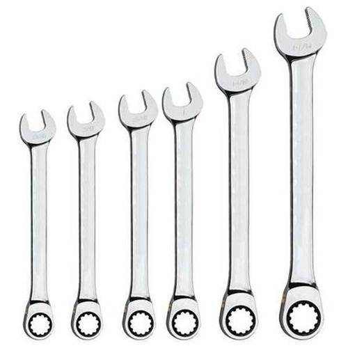 6PC 8-10 -13-15-19-17mm High Quality Combination Gear Wrench/Ratchet Wrench/Ratcheting Wrench