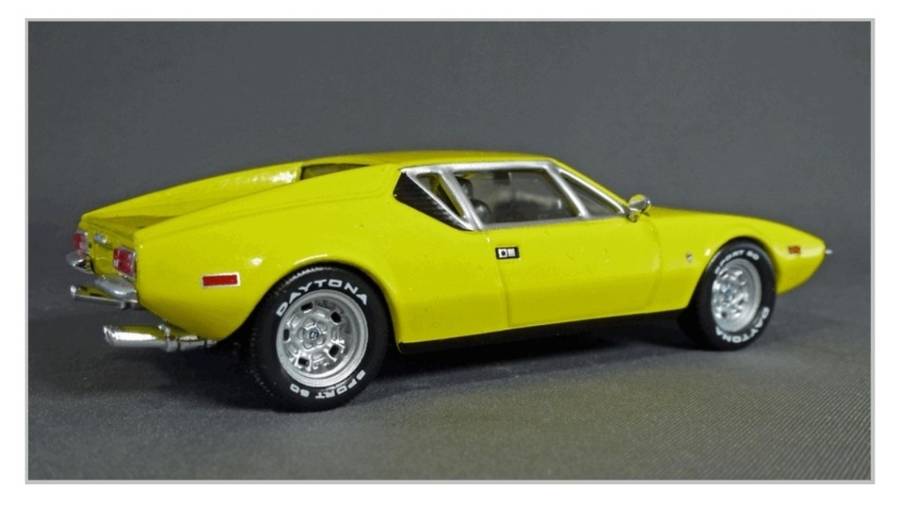 RARE!!! ELVIS!!! GREENLIGHT 1:43 SCALE 1971 DE TOMASO PANTERA ELVIS CHASE VERSION
