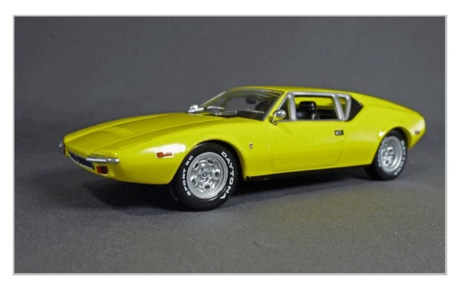 RARE!!! ELVIS!!! GREENLIGHT 1:43 SCALE 1971 DE TOMASO PANTERA ELVIS CHASE VERSION