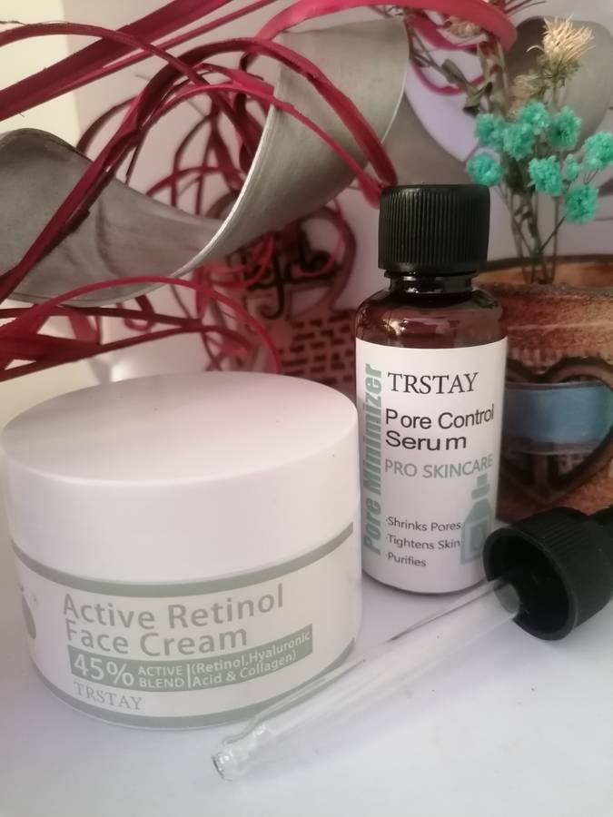 TRSTAY High Moisturizing Face Cream and Pore Shrinking Serum