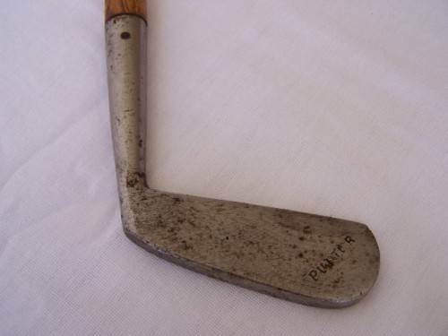 putter #2 ... wooden shaft !!!