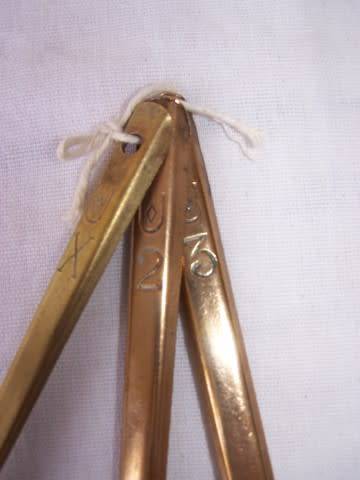 spoons ... 3 of brass !!!