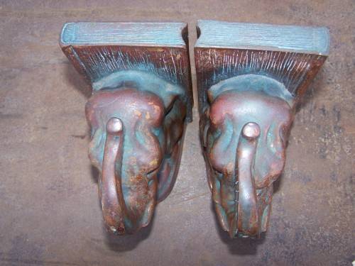 elephants ...  stunning bookends?