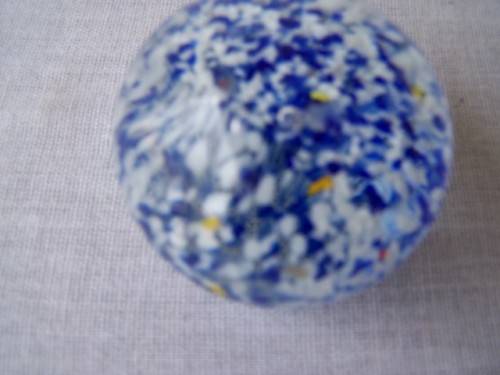 small paper weight ...  blue hues !!!