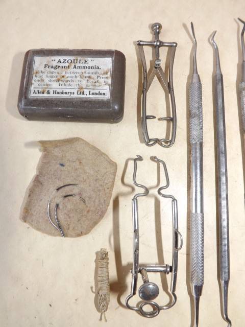 instruments ... belonging to a dentist !!!